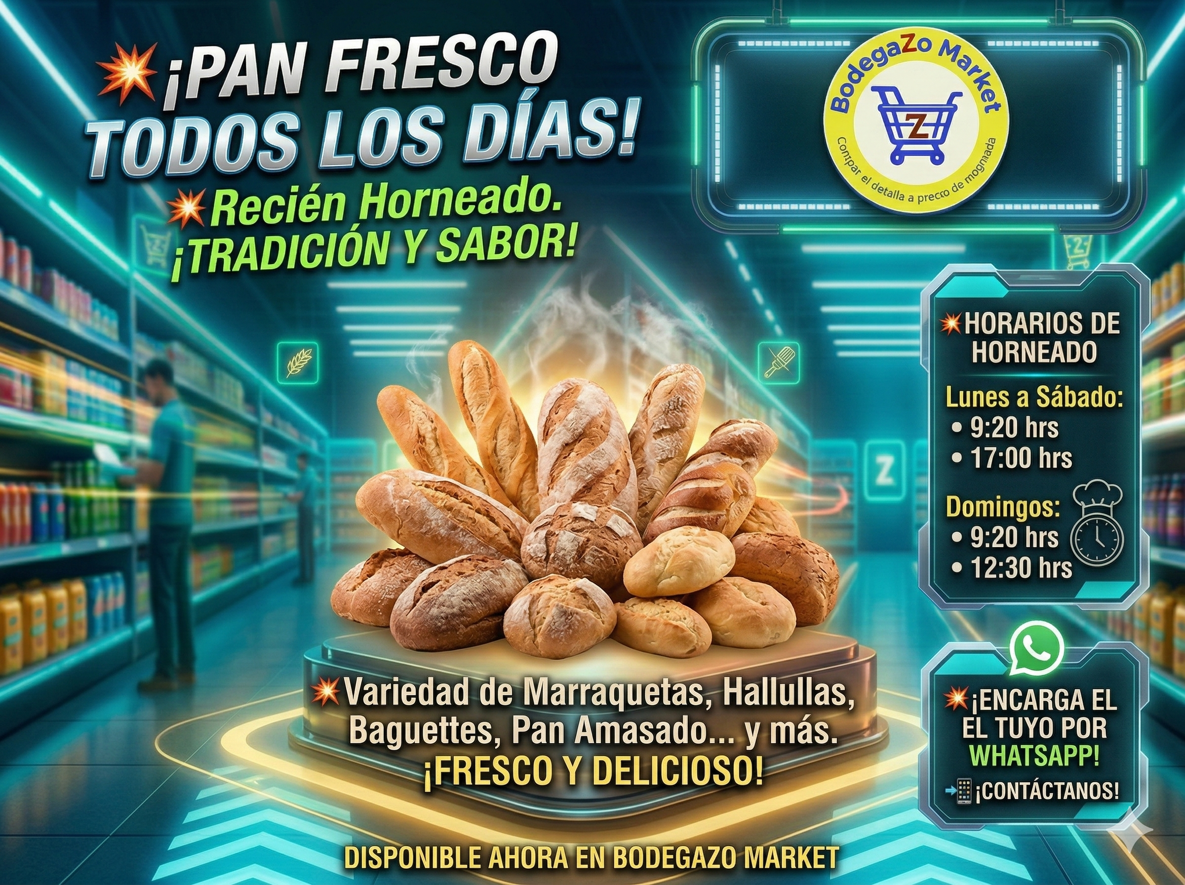 Horario del Pan